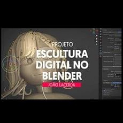 Escultura Digital no Blender - João Lacerda